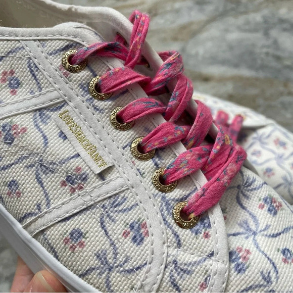 Superga X LoveShackFancy Floral Print Chunky Platform Sneakers - Picture 5 of 15